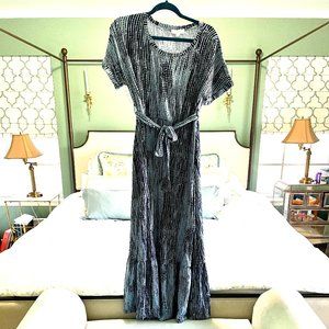 NEW DIRECTIONS Blue Maxi Dress NWT